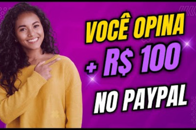 Você Opina: Veja meu Segundo Pagamento Diretamente no Paypal